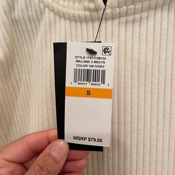 NWT Mens Royalty By Maluma Ivory Sweatshirt Size Small​​​​​ - Picture 4 of 7